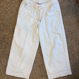 Athleta Light Cream Joggers